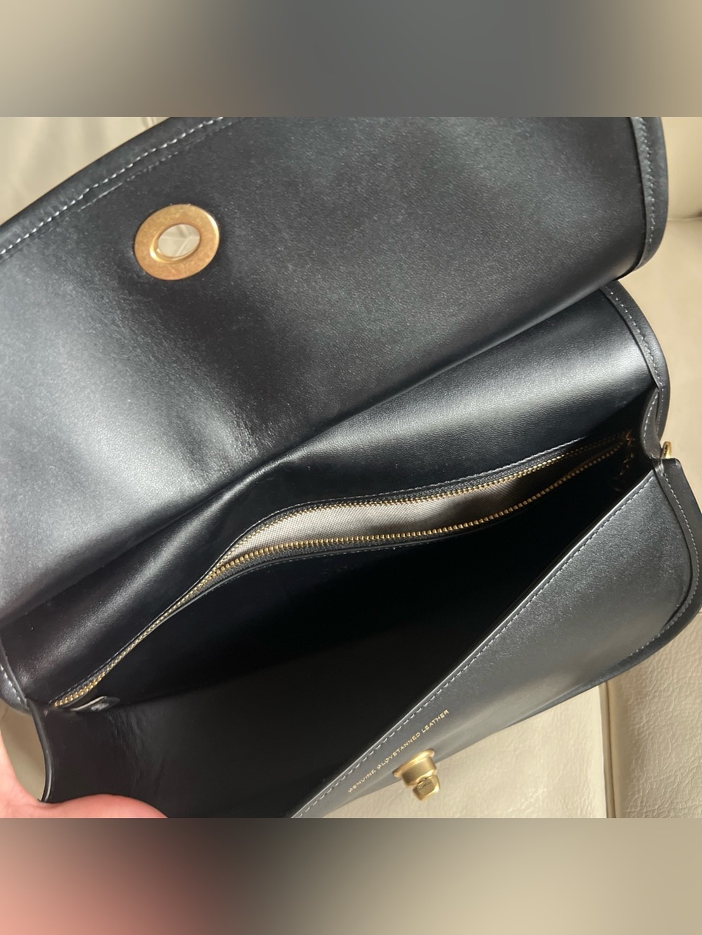 Coach Black Shoulder Bag with Gold Hardware - Picture 6 of 11
